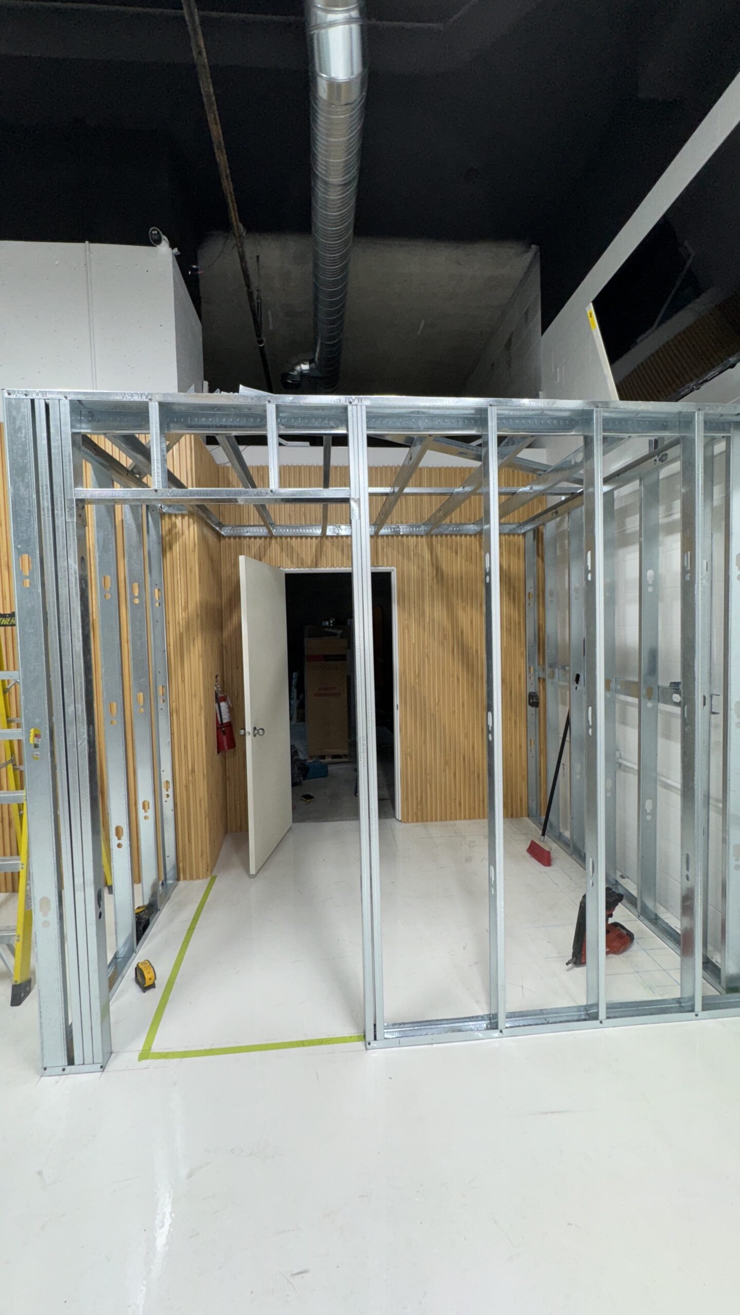 Retail High-Ceiling Buildout by Arcadian Steel